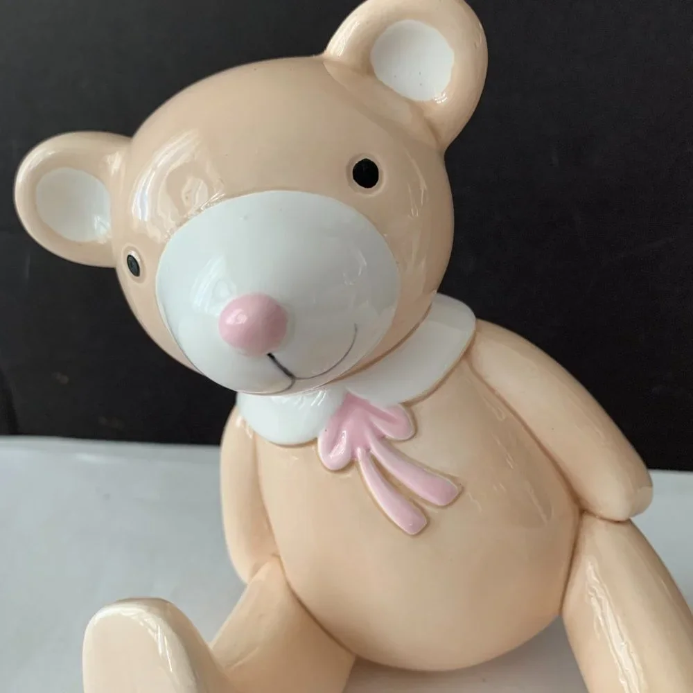 VINTAGE OCI OMNIBUS 1984 MR. BEAR LARGE HOOK Ceramic Wall Hook NEW